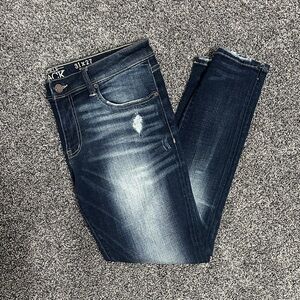 Buckle Black Dark Wash Skinny Jeans
